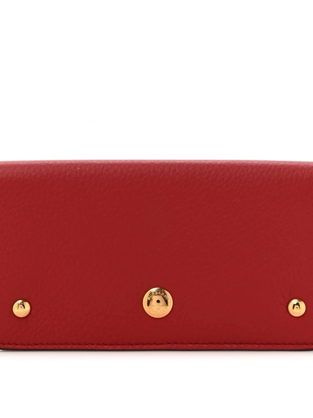 NWT BURBERRY Marais Calfskin Rowe Continental Wallet Dark Carmine